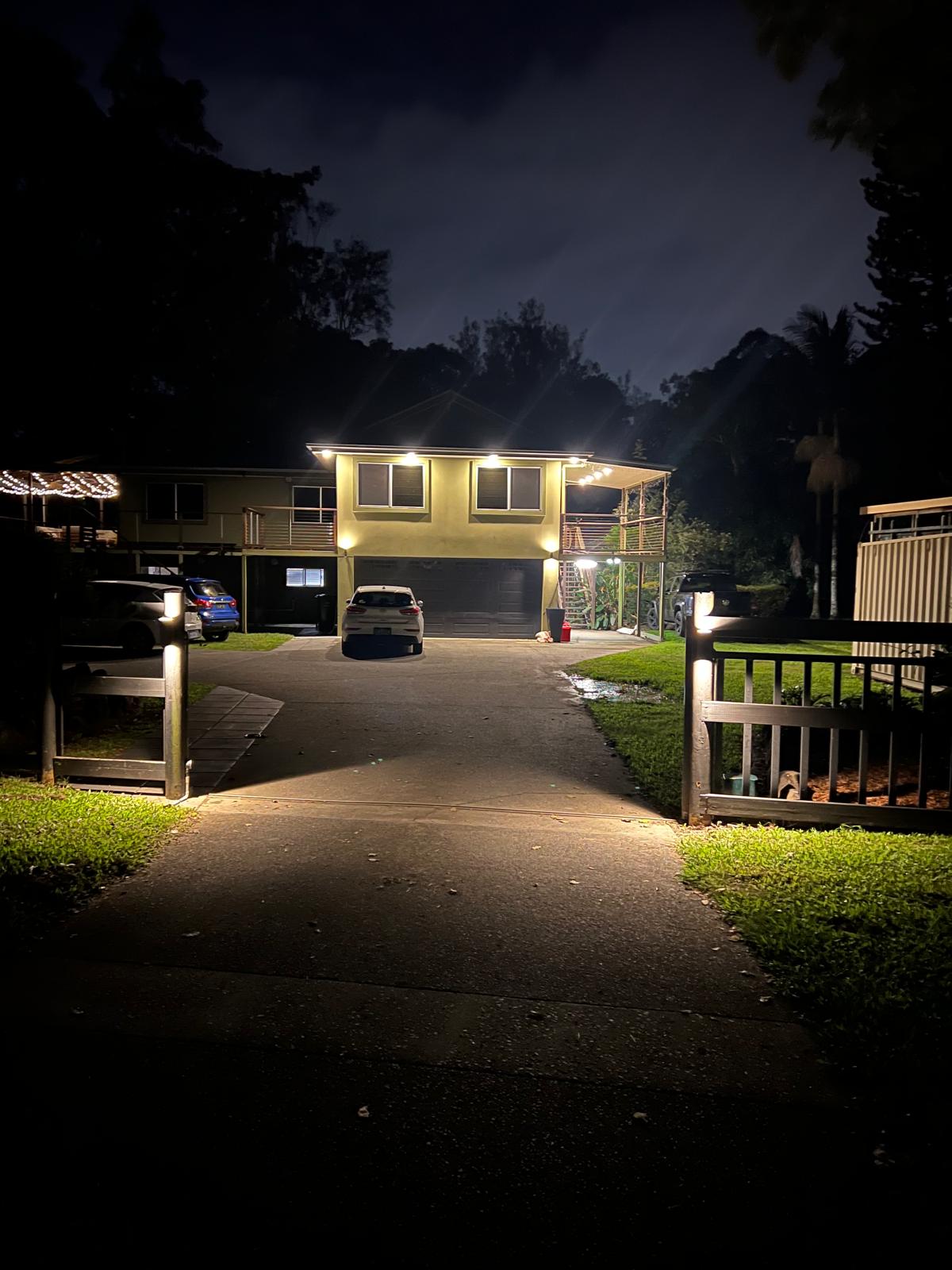 Outdoor Lighting Installation project